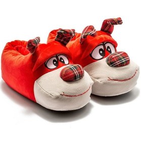 Resim Twigy Badi Kadın,Garson Boy Hayvanlı Panduf Kırmızı 36/41 CC0555 Kırmızı 