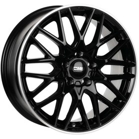 Resim CMS-1062-04 7.0x17"-4x100 ET35 67.2 Diamond Rim Black Gloss Jant (4 Adet) 