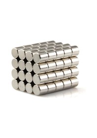 Resim 50 Adet Çap 5Mm X Kalınlık 5Mm Silindir Güçlü Neodyum Mıknatıs 