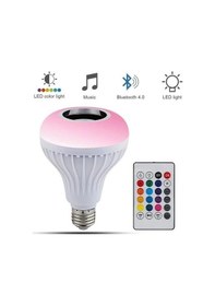 Resim Zhltech Rgb Kumandalı Bluetooth Lamba Çok Renkli 