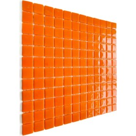 Resim MozaiKristaL Yaşam Alanlarının Tüm Yüzeyleri Için Cam Mozaik. Cam Ölçüsü: 25X25 Mm. File Ölçüsü: 31.5X31.5 Cm. Renk: Turuncu (1 Koli=10 File Karo=1 M2 Fiyatıdır) 