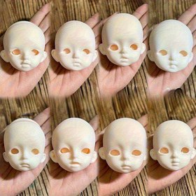 Resim 6 İnç MJD Gerçekçi Vinil Uygulama Başlığı, Çıkarılabilir Gözler ve Açılabilir Şapka ile - 30cm/11 İnç (11x12 İnç) Boşluklu Tasarım, Karışık Renkler, Dayanıklı ve Kolay Temizlenebilir, Bebek Başlığı Uygulama, El Sanatları Projeleri, DIY Model Yapımı, El Sanatları Proje Aksesuarı, Gerçekçi Tasarım, Kolay Temizlenebilir Malzeme 