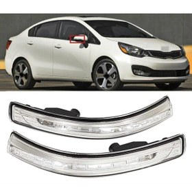 Resim Genel Markalar Kia Rio Sağ + Sol Ayna Sinyal Lambası Takımı 2012--2015 Uyumlu 