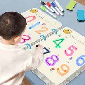 Resim 64 Sayfa, 8 Kalem, Set, Eğitici Boyama Sihirli Kopya Kitabı Seti, 3-8 Yaş Arası Çocuklar İçin Uygun - El-Göz Koordinasyonunu, Grafik Düşünme, Yazma Becerilerini Geliştirir, Silinebilir Kalemler ve Dolumlar, Eğitici Boyama ve Kalemle Kontrollü Çalışma Kitapları, Kış için Erken Öğrenme İçin 
