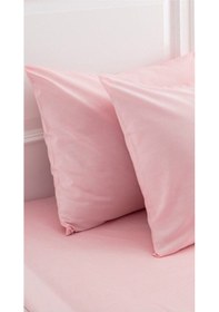 Resim BonjardinHome Pembe %100 Pamuklu Yastık Kılıfı 2 Adet 50 x 70 