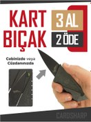 Resim ETT Kredi Kartı Şeklinde Kart Bıçak 3 al 2 öde 