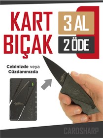 Resim ETT Kredi Kartı Şeklinde Kart Bıçak 3 al 2 öde 