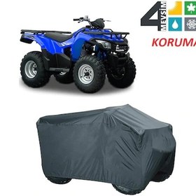 Resim APACHİ TERRA 200 T3 ATV BRANDASI Miflonlu,4 Mevsim Branda SİYAH 