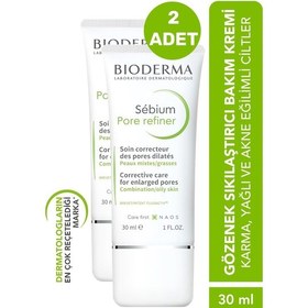 Resim Bioderma Sebium Pore Refiner Gözenek Azaltıcı Bakım Kremi 2 x 30 ML 