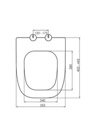 Resim Nkp Fiesta Soft Thermoplast Yavaş Kapanan Klozet Kapağı - Nkp0341 