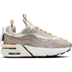 Resim Nike Air Max Furyosa Sneaker Gray Platform Taban 4cm Kadın Günlük Spor Ayakkabı Gri 