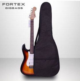 Resim Elektro Gitar İçin Fortex 100 Serisi Elektro Gitar Kılıfı Siyah 