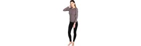 Resim Thermoform Ultimate Merino Kadın Seamless Termal Uzun Kollu Içlik Seti Pembe 