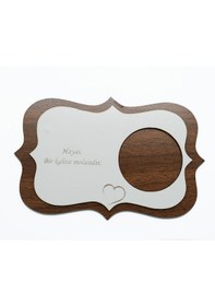 Resim Ahşap Mdf Lazer Kesim Renkli Beyaz 6 Lı Kahve Fincan Atlığı, Bardak Altlığı, Sunum Çok Renkli 