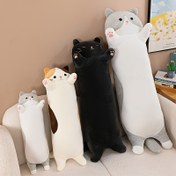 Resim Sevimli Kedi Yastık Süper Kalın Yastık Peluş Bebek 