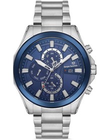 Resim Sergio Tacchini St.1.10277.2 Çelik Kordon Fonksiyonlar Aktif Metalik Erkek Kol Saati 