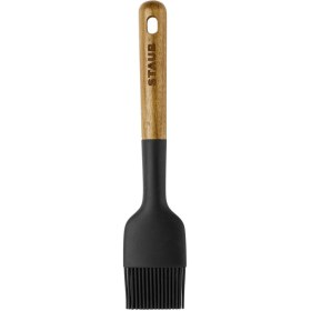 Resim Pratik Silikon Yumurta Fırçası 22 Cm, Siyah, Mutfak Gereçleri 