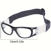 Resim Yeni Spor Stil Basketbol Gözlüğü, Ayarlanabilir Askı, Hafif, Taşınması Kolay, Polikarbon Çerçeve, Kaplamasız Değerli Metal, Süs Lens Fonksiyonu, Spor Eğitimi için El Yıkama veya Profesyonel Kuru Temizleme Bakım Talimatları ile 