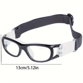 Resim Yeni Spor Stil Basketbol Gözlüğü, Ayarlanabilir Askı, Hafif, Taşınması Kolay, Polikarbon Çerçeve, Kaplamasız Değerli Metal, Süs Lens Fonksiyonu, Spor Eğitimi için El Yıkama veya Profesyonel Kuru Temizleme Bakım Talimatları ile 