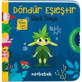 Resim Döndür Eşleştir - Sihirli Dünya - Çarklı Kitap 