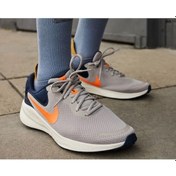 Resim Nike Revolutıon 7 Fb2207 009 Erkek Yürüyüş Ve Koşu Ayakkabısı Gri Turuncu 40-45 Gri - Turuncu 