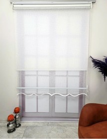 Resim Bbb Çift Mekanizmalı Tül Stor Perde Desen Seçenekli Mt-1084 