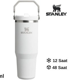 Resim Stanley The Iceflow Flip Straw 0.89 L Pipetli Termos Bardak Beyaz 
