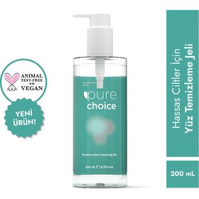 Resim Pure Choice Hassas Ciltler Için Yüz Temizleme Jeli 200 ml 