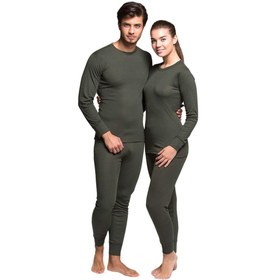 Resim Yetişkin Termal İçlik - Thermoform - Active Ribana - Haki - XXL 