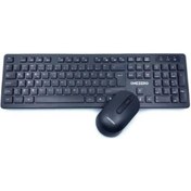 Resim Onezero Zr-700 Kablosuz Klavye Mouse Set Lazer 
