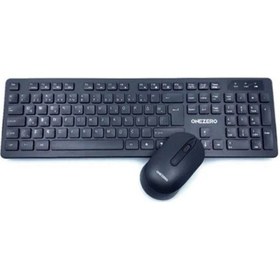 Resim Onezero Zr-700 Kablosuz Klavye Mouse Set Lazer 
