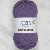 Resim Loren Natural Cotton Mor El Örgü İpi - R093 