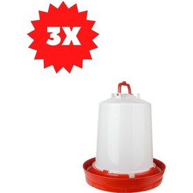 Resim Tavuk Suluğu 12 L.Alttan Dolum Askılı 3 Adet 