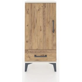 Resim Arges Komodin 3 Raflı Tek Çekmeceli Tek Kapaklı 44X30X96 Aytaşı-Çam 