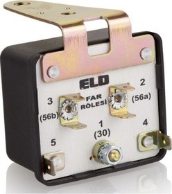 Resim Elo Çift Bobinli Güçlendirici Koruycu Far Rölesi 12V 