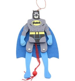 Resim Ahşap Salanan Batman Figürü Alk1193 - 9050538005412ynt 