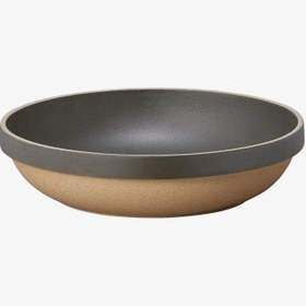 Resim HPB033 Round Bowl Black: Hasami Siyah Seramik Kase 220×55 mm 