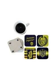 Resim Ankaragücü Spor Dekoratif Ahşap Bardak Altlığı Seti 099 Çok Renkli 