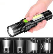 Resim Pro F-28a Şarjlı Mıknatıslı El Feneri Çok Renkli 