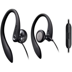 Resim Philips SHS3305BK Kulak Kancalı Kulak İçi Mikrofonlu Kulaklık 