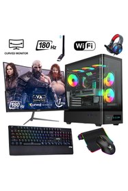 Resim IZOLY Ventus 510 X Ryzen 7 5700x 32gb 512gb M.2 Nvme Rtx 3060 8gb 24" 180 Hz Oyuncu Masaüstü Bilgisayarı 