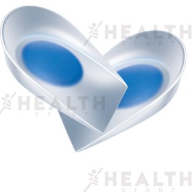 Resim Healthstart Silikon Topukluk Yumuşak Rahat Destekleyici Ayak Koruyucu Topuk Ağrısı Önleyici Ped 