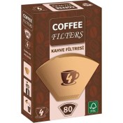 Resim Vestron Coffee Filters Filtre Kahve Kağıdı No:4 80'li 