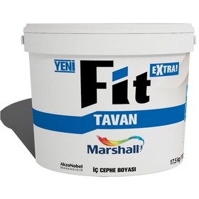 Resim Marshall Fit Extra Tavan Boyası 10 Kg Beyaz 10 KG 