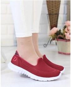 Resim Nesil Shoes Dvm 801 Bordo Faylon Taban Kadın Yürüyüş Ayakkabısı 
