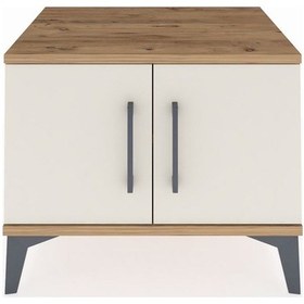 Resim Hyperion Komodin Tek Raflı 2 Kapaklı 60x44x48 Çam-aytaşı Çam 