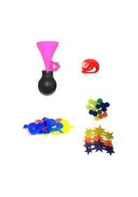 Resim Bisiklet Işığı Bisiklet Süsü Seti Pembe Kornalı Bisiklet Çok Renkli 