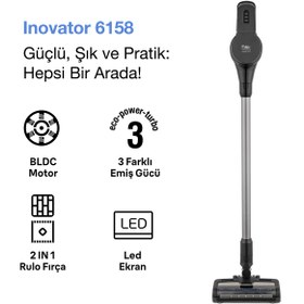 Resim Fakir Inovator 6158 Dikey Şarjlı Kablosuz Süpürge 