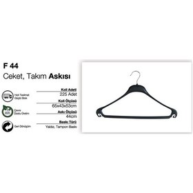 Resim Elbise Askısı. Ceket Askısı 20 Li Paket Plastik Askılık Siyah 