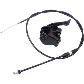 Resim Spibicyy Motosiklet Atv Dört Tekerlekli Plaj Arabası Motor Gaz Kolu Başparmak Kontrol Cihazı Gaz Kelebeği Kablo Tertibatı 50CC-250CC Için (Yurt Dışından) 